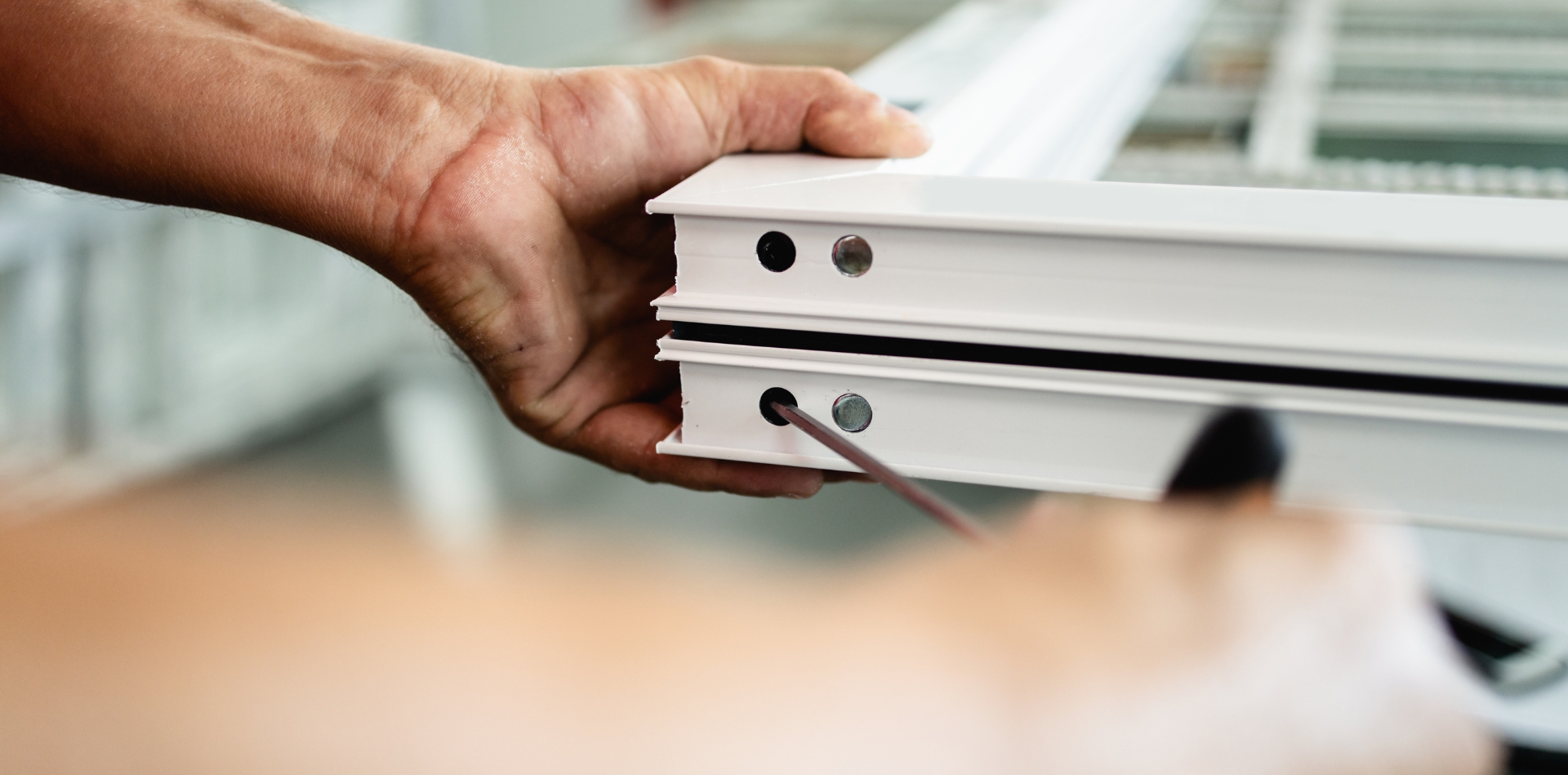 Showroom per serramenti in pvc a Milano